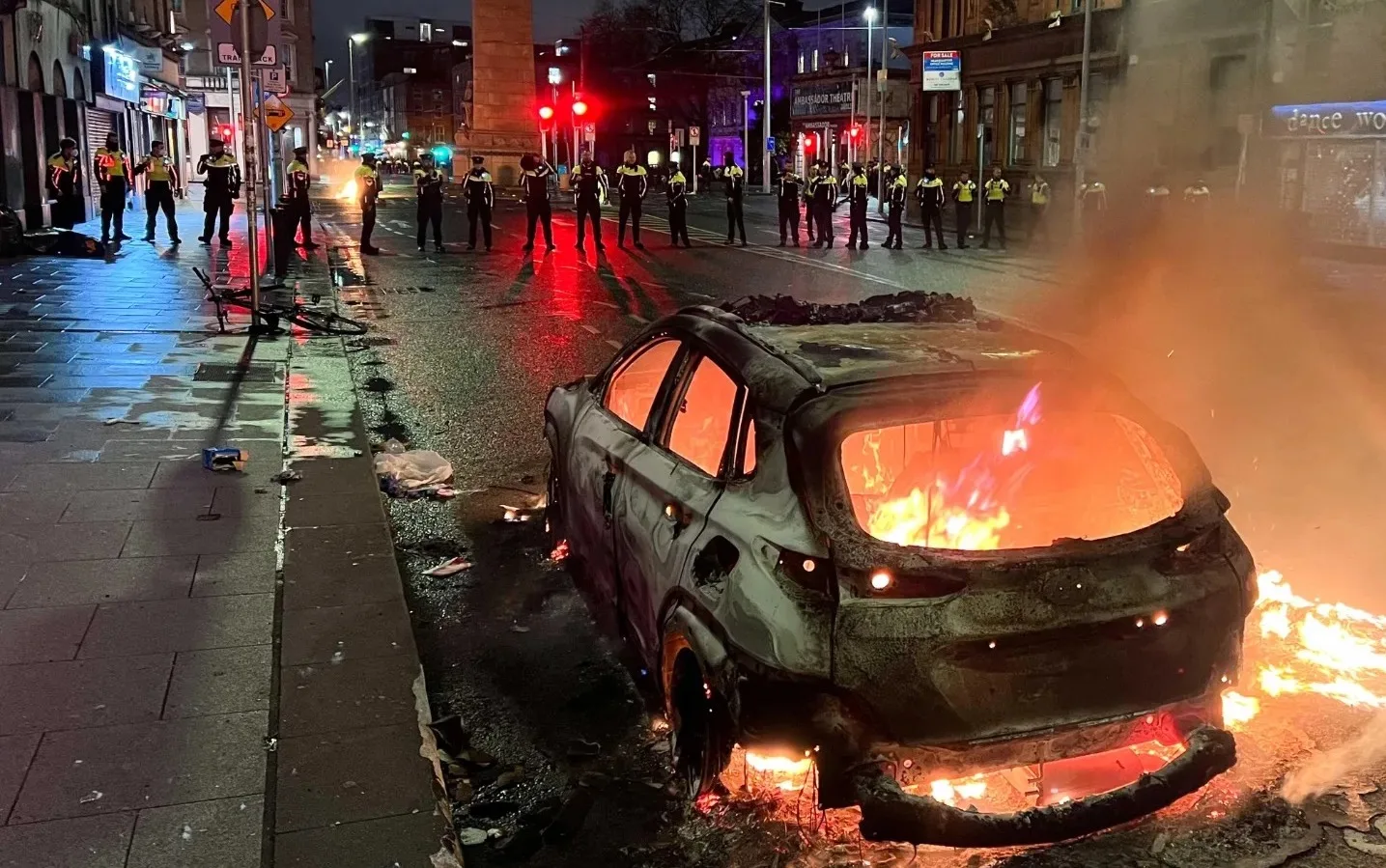 Riot in Dublin
